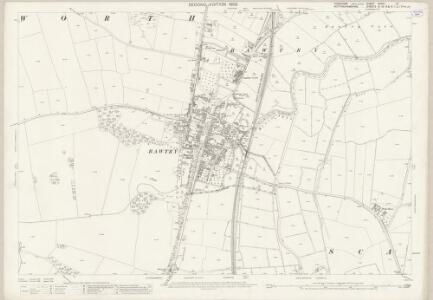 Yorkshire CCXCI.12 (includes: Austerfield; Bawtry; Harworth; Scaftworth; Scrooby) - 25 Inch Map