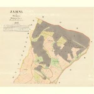 Jamny - m1023-1-001 - Kaiserpflichtexemplar der Landkarten des stabilen Katasters