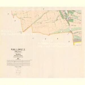 Wollowitz (Wolowic) - c5456-1-004 - Kaiserpflichtexemplar der Landkarten des stabilen Katasters