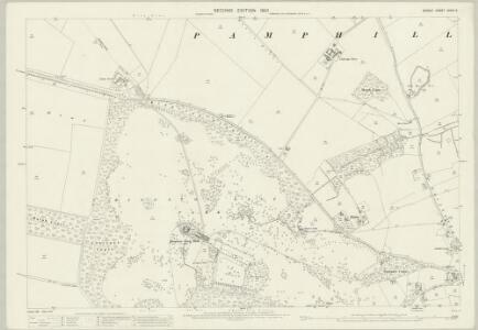 Dorset XXXIV.3 (includes: Pamphill) - 25 Inch Map