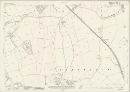 Essex (New Series 1913-) n IX.7 (includes: Birdbrook; Steeple Bumpstead) - 25 Inch Map