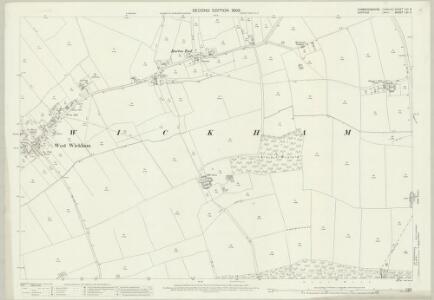 Cambridgeshire LVI.9 (includes: West Wickham; Withersfield) - 25 Inch Map