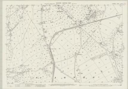 Cornwall LVI.4 (includes: St Agnes) - 25 Inch Map