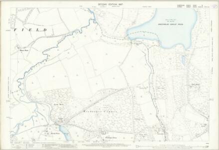Hampshire and Isle of Wight XXXVI.8 (includes: Dockenfield; Frensham; Headley) - 25 Inch Map