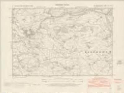 Montgomeryshire XIV.SW - OS Six-Inch Map