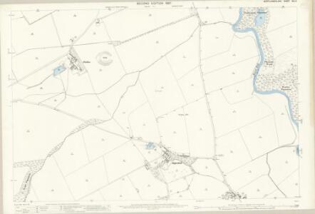 Northumberland (Old Series) XIV.6 (includes: Ford; Milfield) - 25 Inch Map