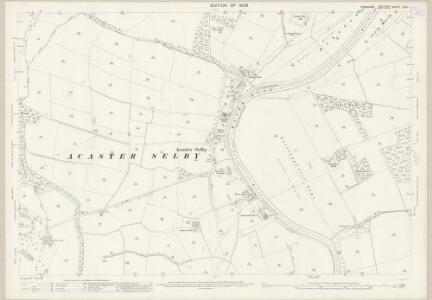 Yorkshire CCVI.1 (includes: Acaster Selby; Appleton Roebuck; Stillingfleet) - 25 Inch Map