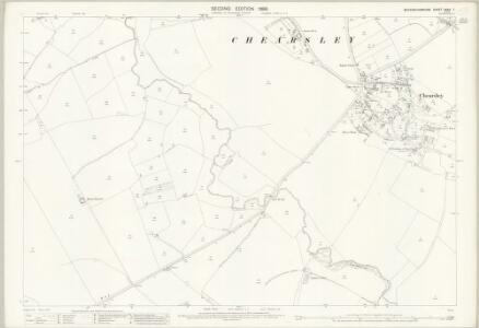Buckinghamshire XXXII.7 (includes: Chearsley; Long Crendon) - 25 Inch Map