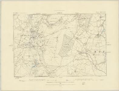 Shropshire XLVII.NW - OS Six-Inch Map