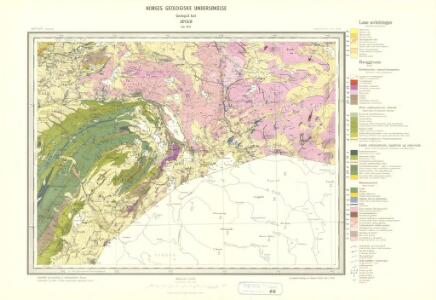 Geologisk kart 83: Geologisk kart, Jævsjø