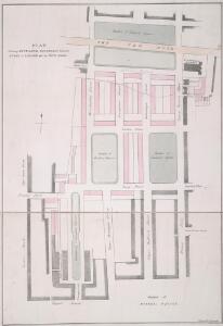 PLAN Showing INTENDED BUILDINGS between RUSSELL SQUARE and the NEW ROAD