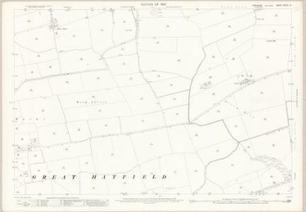 Yorkshire CXCVII.15 (includes: Hatfield; Mappleton) - 25 Inch Map