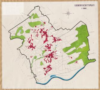 Obfelden: Definition der Siedlungen für die eidgenössische Volkszählung am 01.12.1960; Siedlungskarte Nr. 23