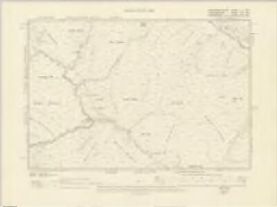 Montgomeryshire LI.SW - OS Six-Inch Map