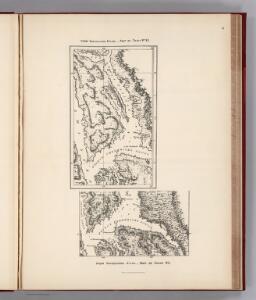 Facsimile:  From Vancouvers Atlas - Part of Chart No. XII; Part of Chart No. VII.