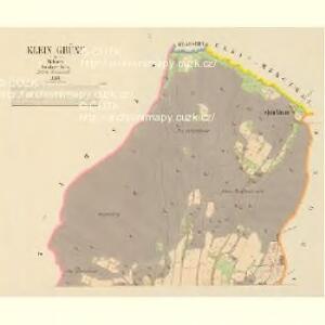 Klein Grüne - c1535-2-001 - Kaiserpflichtexemplar der Landkarten des stabilen Katasters