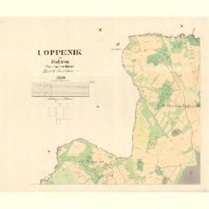 Loppenik - m1606-1-002 - Kaiserpflichtexemplar der Landkarten des stabilen Katasters