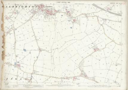 Shropshire XLIV.16 (includes: Albrighton; Boningale) - 25 Inch Map
