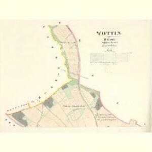 Wottin - m2201-1-002 - Kaiserpflichtexemplar der Landkarten des stabilen Katasters