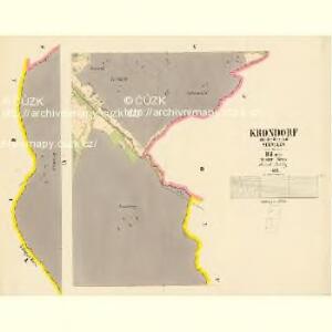 Krondorf - c3343-2-003 - Kaiserpflichtexemplar der Landkarten des stabilen Katasters