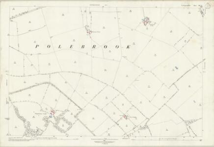 Northamptonshire XIX.11 (includes: Hemington; Lutton; Polebrook) - 25 Inch Map