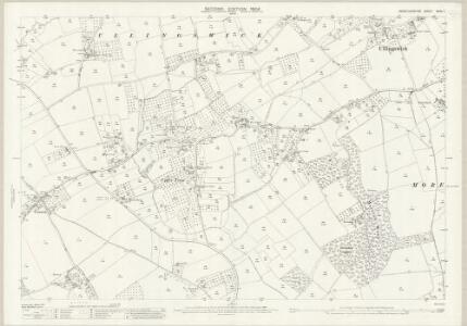 Herefordshire XXVII.7 (includes: Bodenham; Felton; Moreton Jeffreys; Ullingswick) - 25 Inch Map
