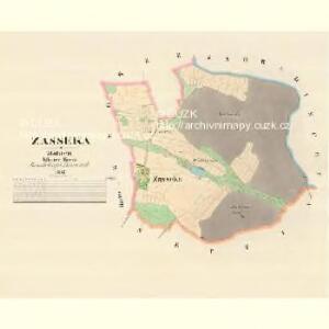 Zasseka - m3560-1-001 - Kaiserpflichtexemplar der Landkarten des stabilen Katasters