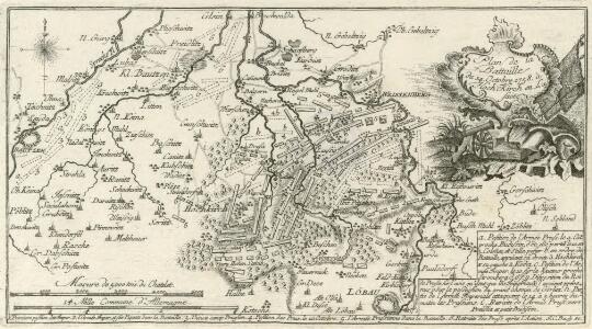 Plan de Battaille du 14. Octobre 1758 à Hoch-Kirch en Lusace