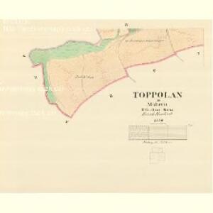 Toppolan - m3116-1-004 - Kaiserpflichtexemplar der Landkarten des stabilen Katasters