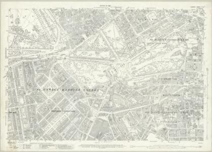 London (1915- Numbered sheets) V.13 (includes: City Of Westminster) - 25 Inch Map