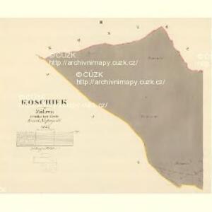 Koschiek - m1298-1-002 - Kaiserpflichtexemplar der Landkarten des stabilen Katasters