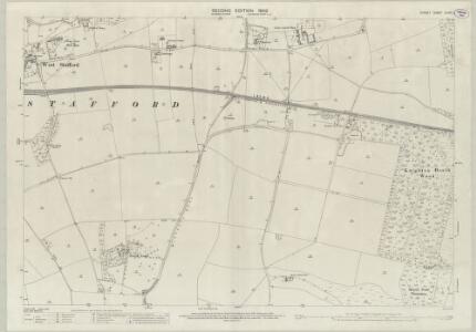 Dorset XLVIII.1 (includes: Warmwell; West Knighton; West Stafford; Woodsford) - 25 Inch Map