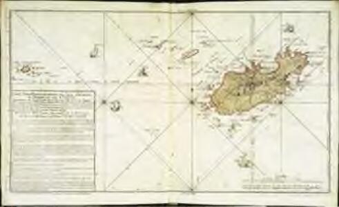 Carte topo-hidro-graphique des isles d'Aurigny, de Burhou et des Casquet
