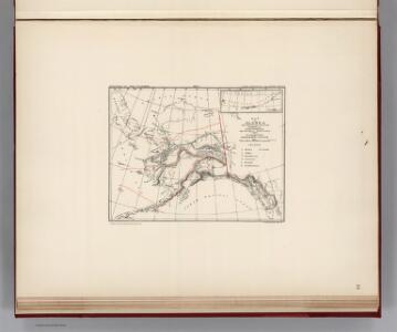 Facsimile:  Petroof's Map of Alaska and Adjoining Regions: Geographical Divisions.