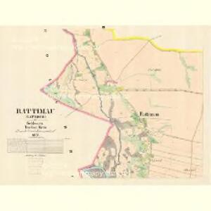 Rattimau (Ratimow) - m3478-1-002 - Kaiserpflichtexemplar der Landkarten des stabilen Katasters