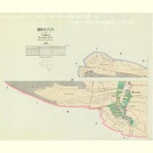 Hostin - c2247-1-001 - Kaiserpflichtexemplar der Landkarten des stabilen Katasters