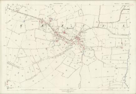 Wiltshire XXXIX.6 (includes: Great Hinton; Keevil; Steeple Ashton) - 25 Inch Map