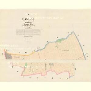 Kamenz - m1138-1-001 - Kaiserpflichtexemplar der Landkarten des stabilen Katasters