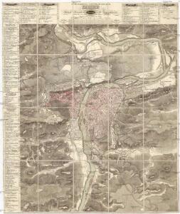Militaerisch topographischer Plan von der königl. Hauptstadt Prag nebst Umgebungen