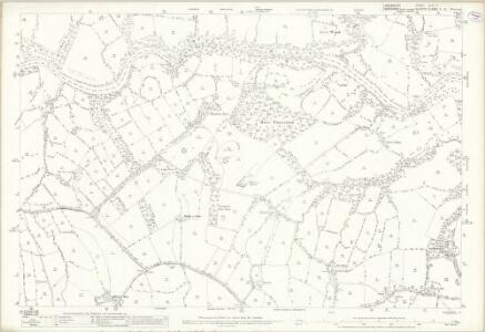 Lancashire XLVI.11 (includes: Aighton Bailey And Chaigley; Bashall Eaves; Bowland Forest Low) - 25 Inch Map