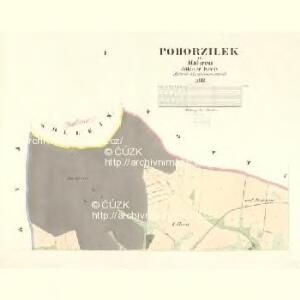 Pohorzilek - m2344-1-001 - Kaiserpflichtexemplar der Landkarten des stabilen Katasters