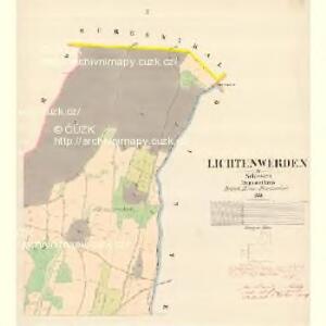 Lichtenwerden - m2977-2-002 - Kaiserpflichtexemplar der Landkarten des stabilen Katasters