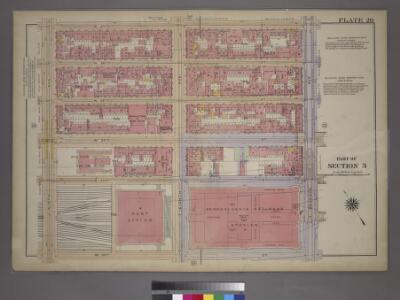 Plate 20, Part of Section 3: [Bounded by (W. 37th Street, Seventh Avenue, W. 31st Street and Ninth Avenue.]