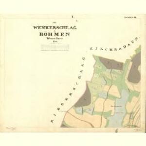 Wenkerschlag - c1370-2-001 - Kaiserpflichtexemplar der Landkarten des stabilen Katasters