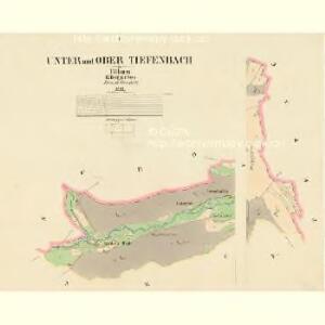 Unter und Ober Tiefenbach - c1288-1-001 - Kaiserpflichtexemplar der Landkarten des stabilen Katasters