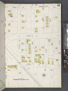 Queens V. 4, Plate No. 14 [Map bounded by Central Ave., Willow, Jamaica Ave., Market]