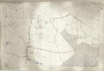 Buckinghamshire IV.12 (includes: Gayhurst; Hanslope; Stoke Goldington) - 25 Inch Map