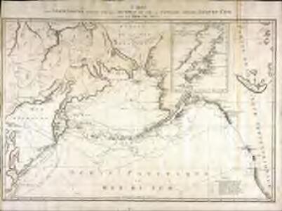 Carte des decouvertes faites par les Russes et par le capitaine anglois Jacques Cook dans la mer du Sud