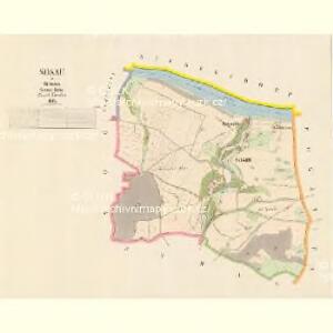 Sosau - c9152-1-001 - Kaiserpflichtexemplar der Landkarten des stabilen Katasters