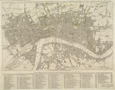 The LONDON DIRECTORY, or a New & Improved PLAN of LONDON, WESTMINSTER, & SOUTHWARK; 182